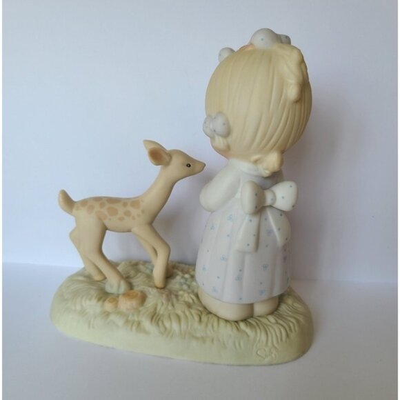 Vintage Precious Moments To My Deer Friend Collectible Porcelain Figurine - Picture 6 of 8